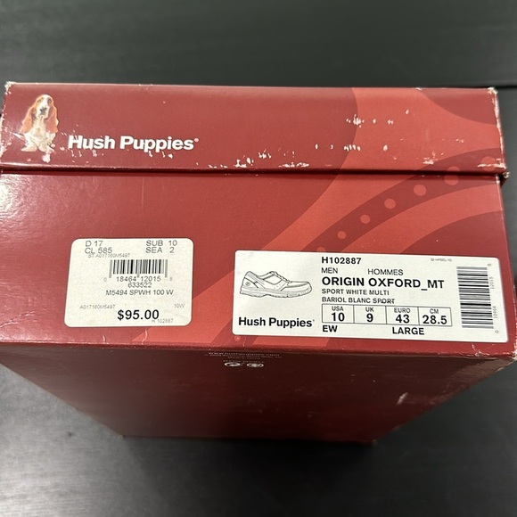 Hush Puppies Men's Origin Oxford MT - 10 Extra Wide - Picture 9 of 9